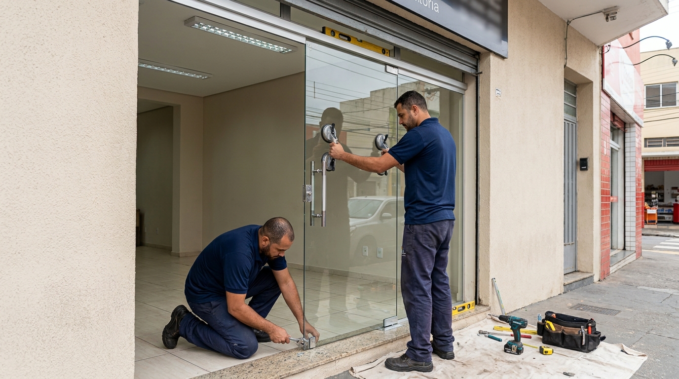 Portas Residenciais e Comerciais em Bauru‑SP