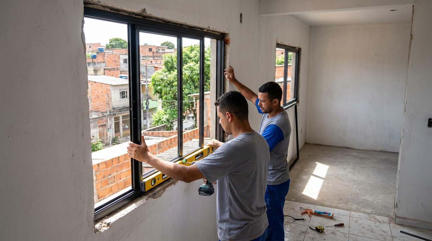 Produção de Portas e Janelas em Bauru‑SP
